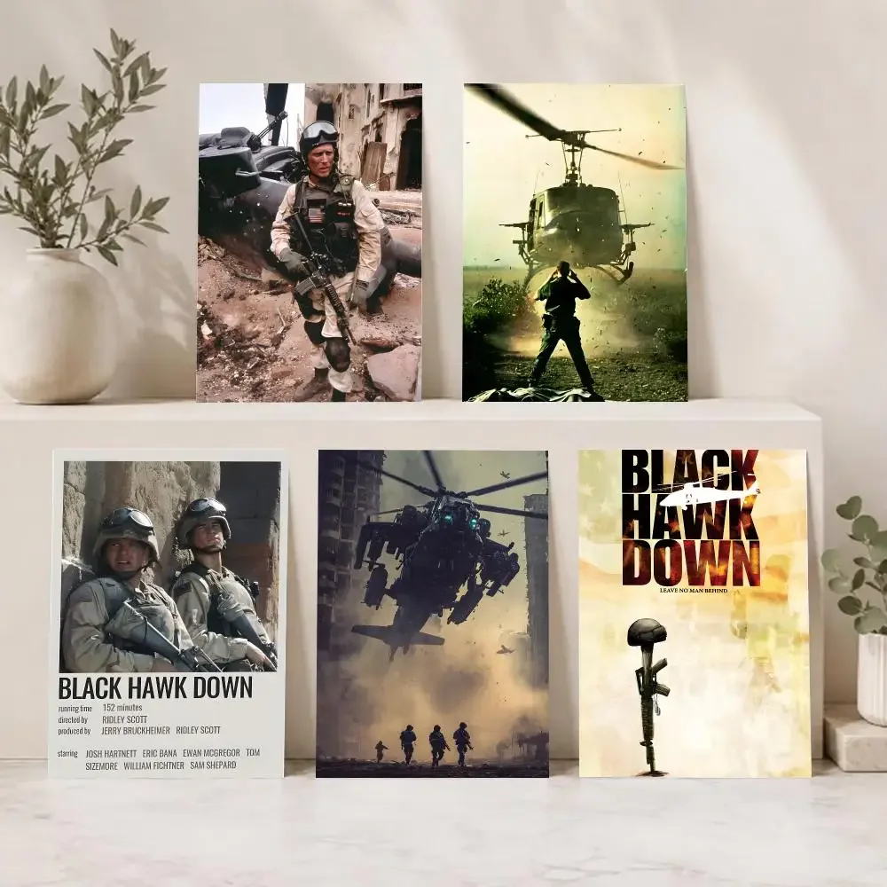 Movie War Black Hawk Down Poster Current Style Home Wall Art & Sleek Living Space Accents