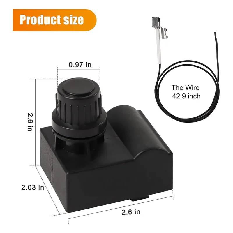 Promotie! Ontstekingsset voor Charbroil gasgrills, 4-uitgang ontstekingsmodule vervanging met draden en 2 drukknoppen voor Charbroil