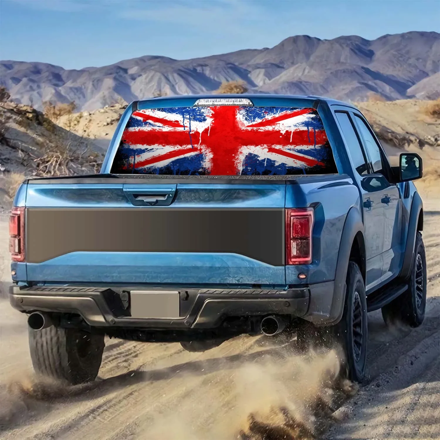 British flag Car Window Stickers Vinyl Translucent Decorative Truck Stickers Paint Film Car Decal Stickers