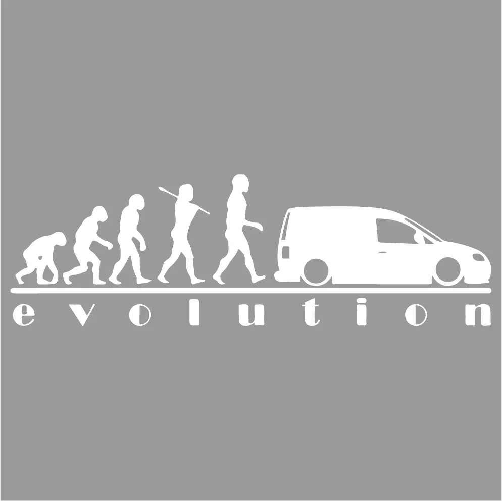 EVOLUTION Sticker Camper Van T4 Camper Vinyl Decal Decor Car Van Window Vehicle Truck Art Signs Aesthetic Fun Human History