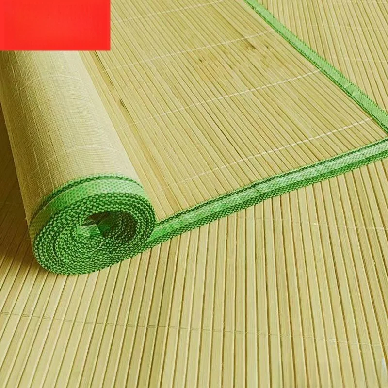 حصيرة تبريد صيفية من الخيزران الخالص 5 م × 2 م 8 م × 2 م حجم مزدوج للاستخدام المنزلي 4 متر قابلة للطي ملحقات الفراش الصينية الحديثة