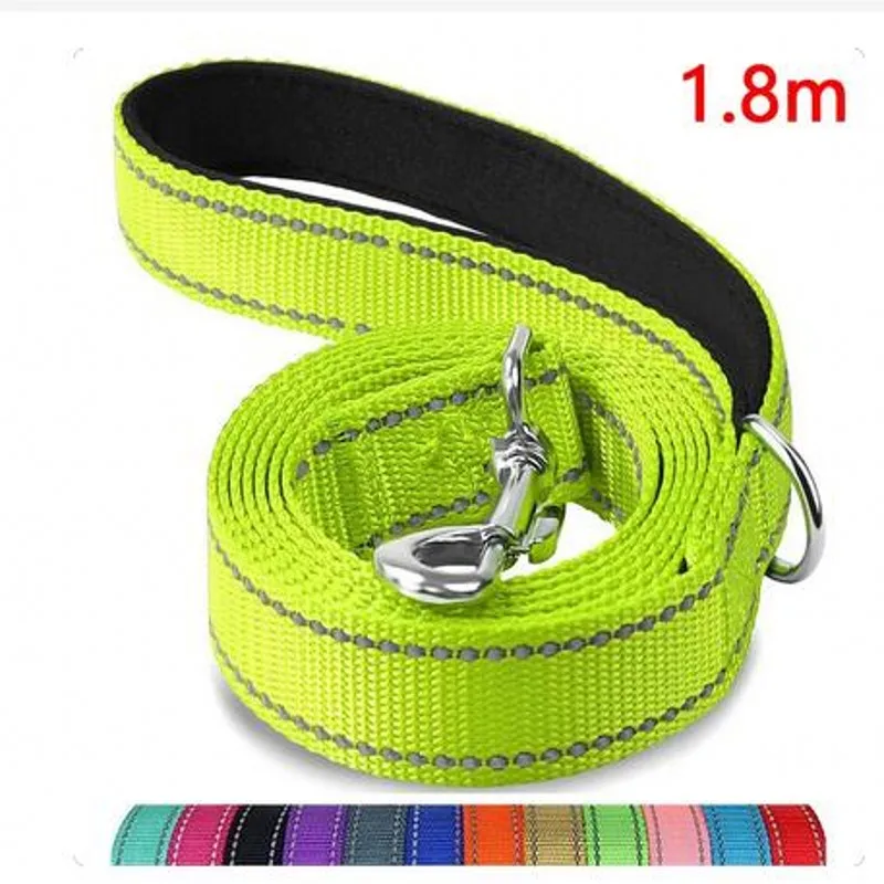 Cats Dogs Harness Collar Lead Strap Night Reflection Dog Pet Towing Rope 1.2/1.5/1.8m Guard Rope Pet Walking Training Leash