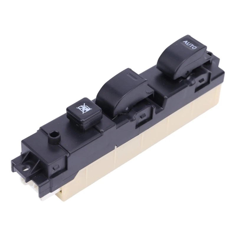 U2JA Black Housing Vehicle Window Control Unit 84820-37052 with Visible End Mounting Points and Buttons for Raising and Lowering