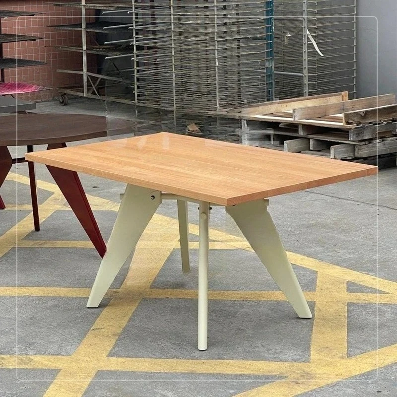 Simple creative home dining table, Nordic small apartment desk