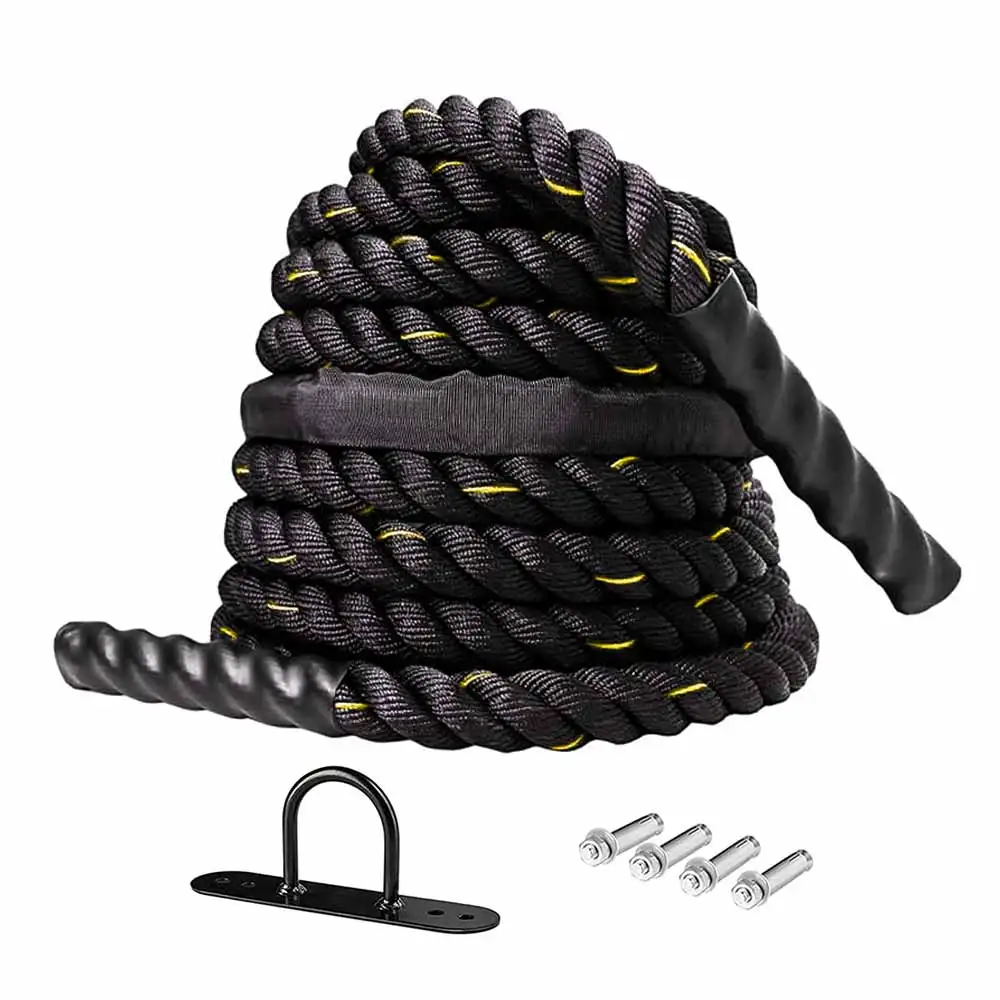 

Power Training Nylon Gym Fitness Battle Rope Battle Rope 38mm 9m Nylon Gym Climbing Rope Climbing
