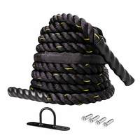 Power Training Nylon Gym Fitness Battle Rope Battle Rope 38mm 9m Nylon Gym Climbing Rope Climbing