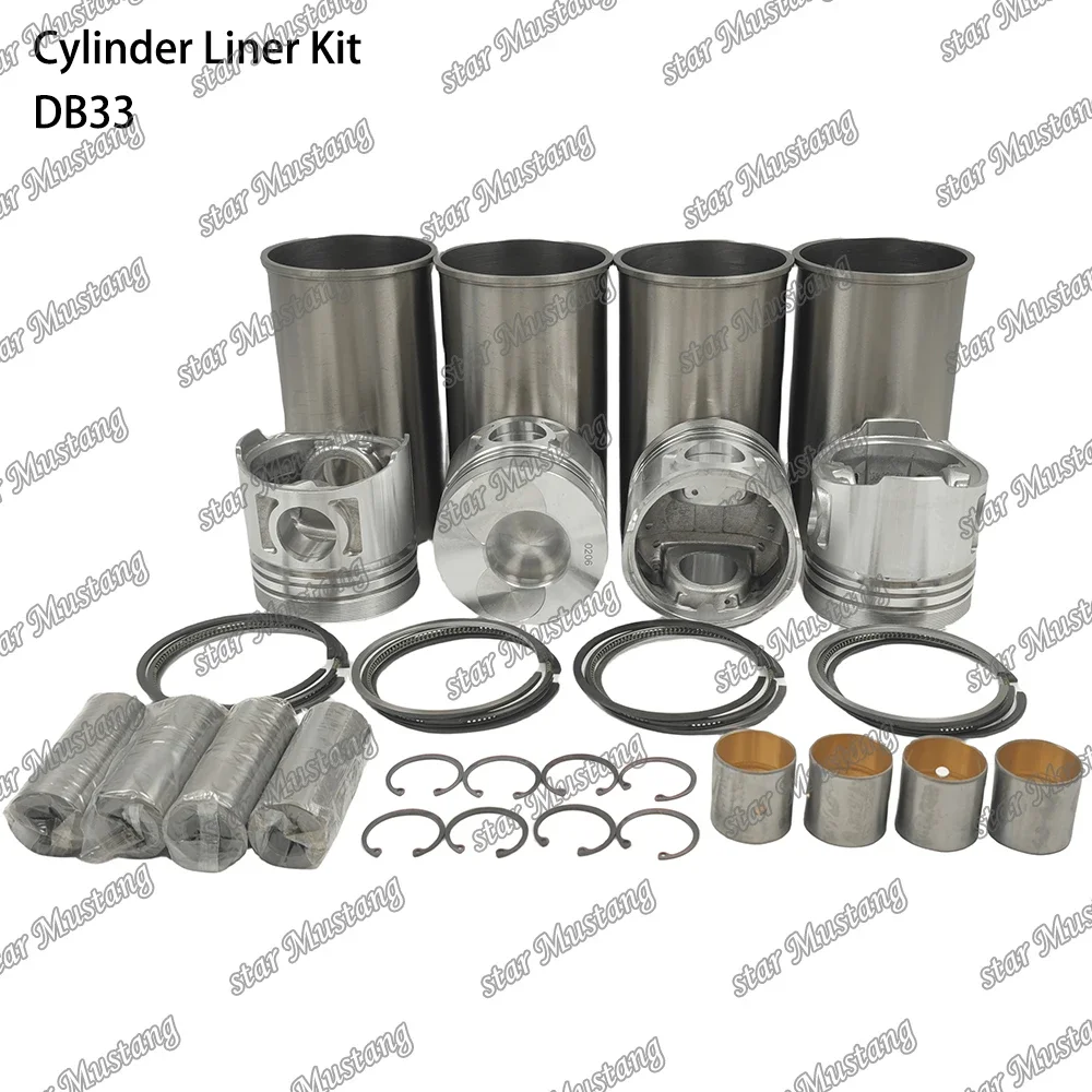 

DB33 Cylinder Liner Kit Suitable For Doosan Engine Parts
