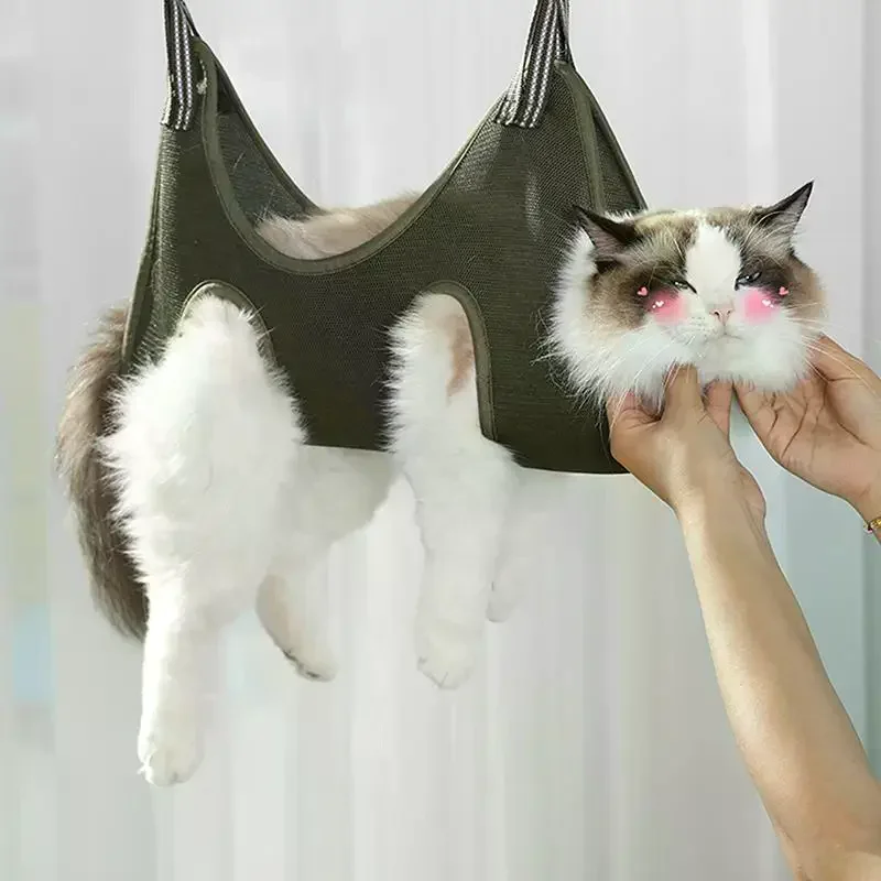 Pet Grooming Hammock Helper Cat Dog Hammock Dogs Repairing Nails In Beauty Hammock Restraint Bag Pet Accessories