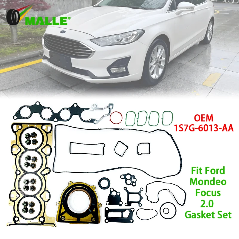 

Cylinder Head Full Gasket Set Shim 1S7G6013AA For Ford Focus Mondeo 2.0 C-MAX DM2 1.8 B5Y 16V Engine Parts Oil Seal Valve Cover