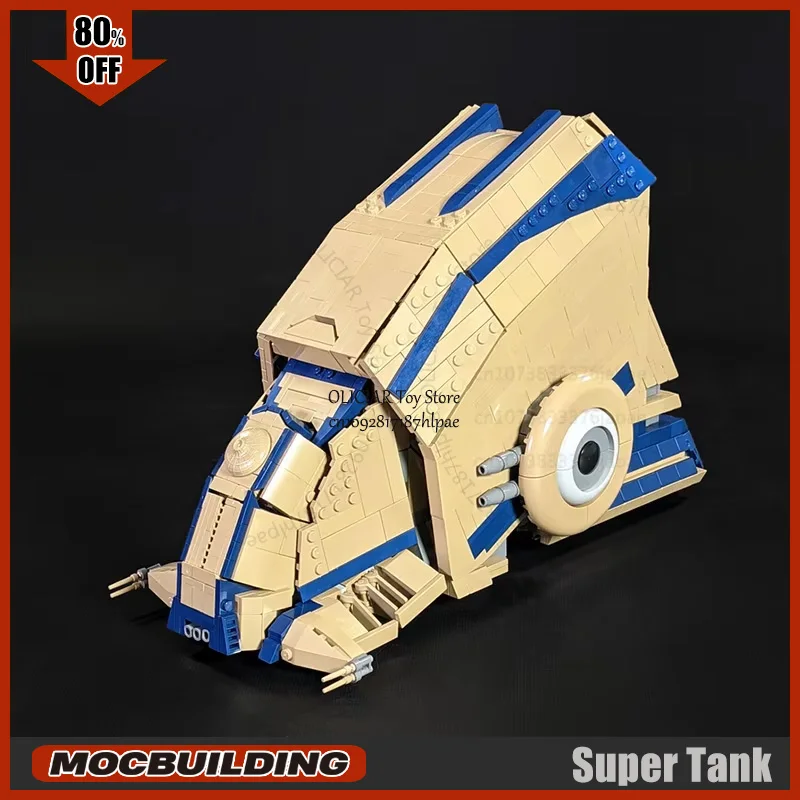 Space Movie Super Tank MOC Building Block Set DIY Assembly Model Technology Bricks Collection Display Creative Toys Xmas Gifts