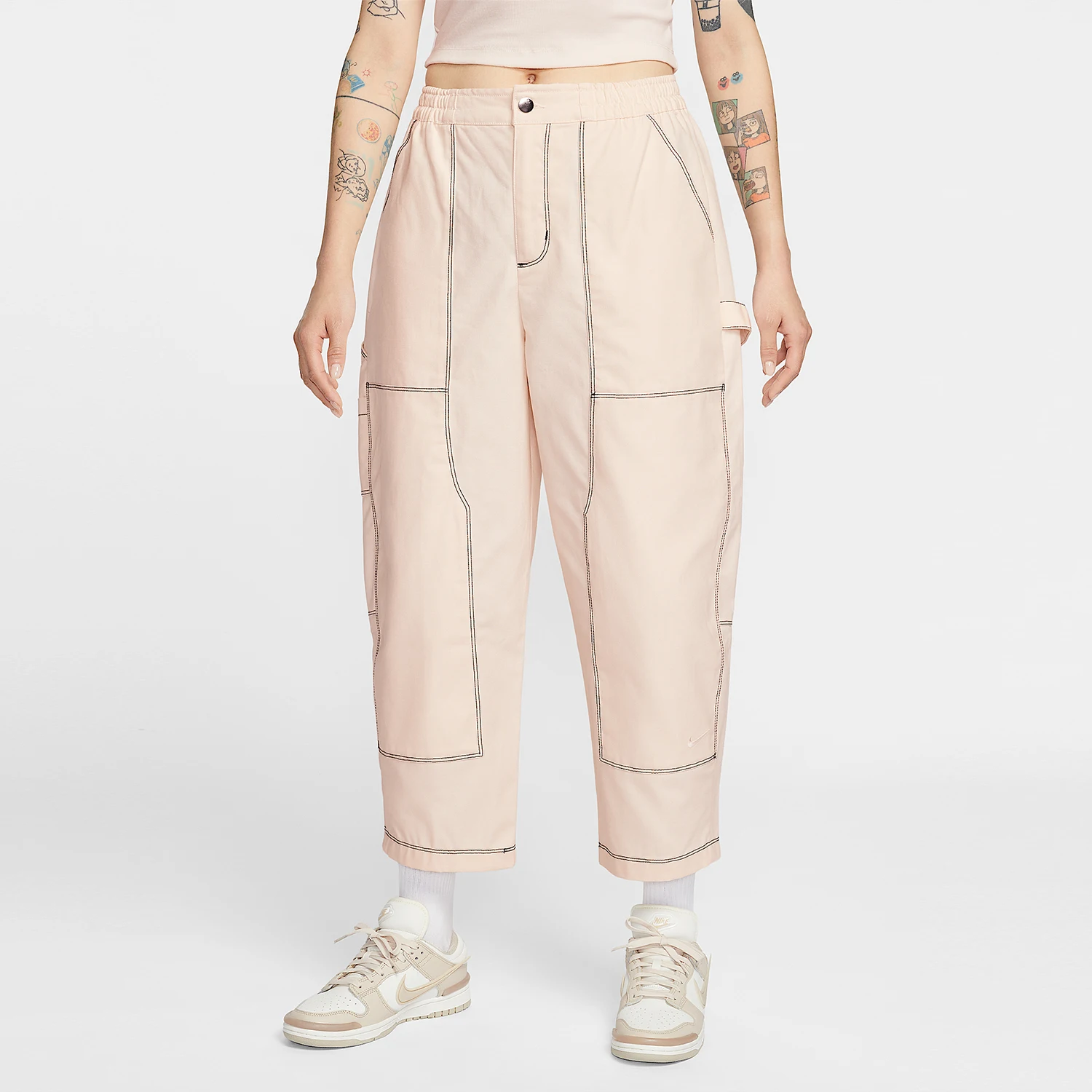 

Оригинальные женские модные рабочие брюки Nike Sportswear с низкой талией IF0312-103