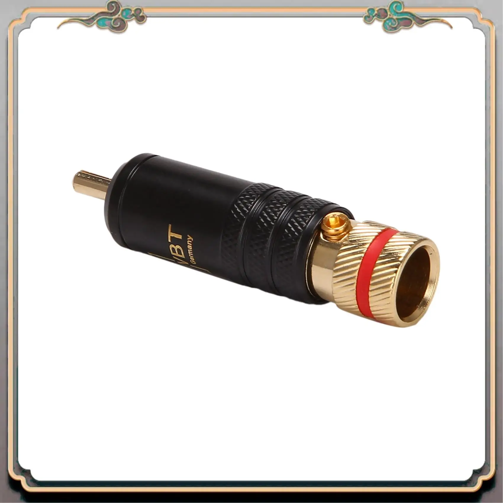 A46M-16Pcs Rca Locking Plugs Audio Video Connectors