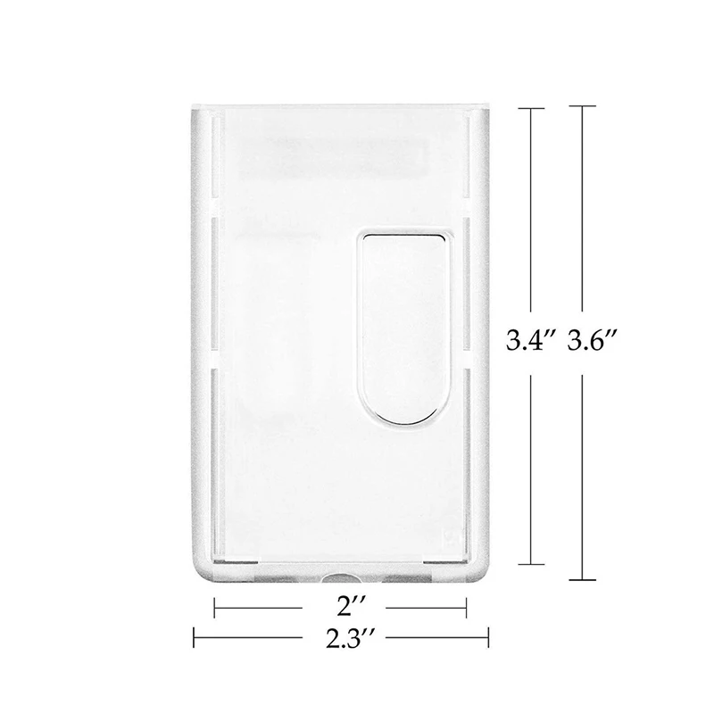 Protège-cartes multi-usages pour bureau et école, étui transparent, pratique et durable