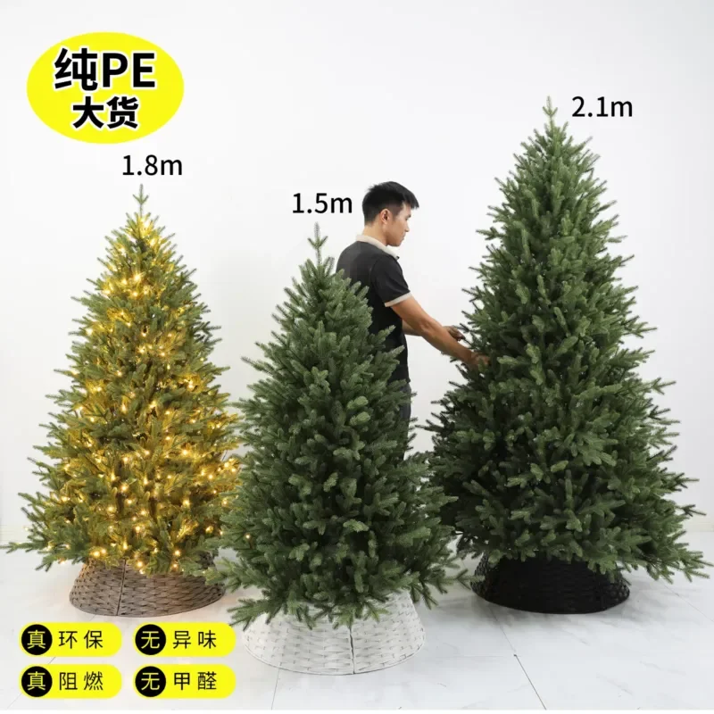 2026 New Artificial Christmas Tree Luminous Simulation Bare Tree Advanced Home Decor Living Room Holiday Decoration