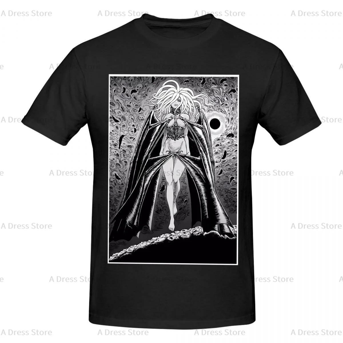 Manga Berserk Guts Unisex Men's round neck T-shirt,Oversized print Tee Shirt,Casual Large Size Tshirt