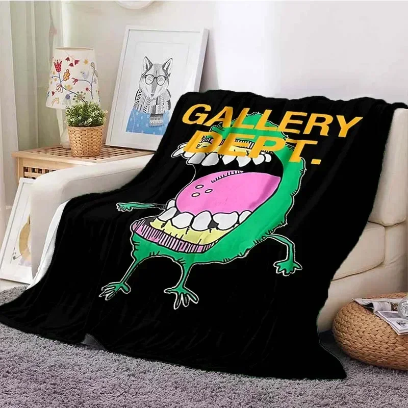 G-Gallery D-Dept Print Flannel Blanket Children Teen Family Gift Portable Home Travel Bed Sofa Office Plush