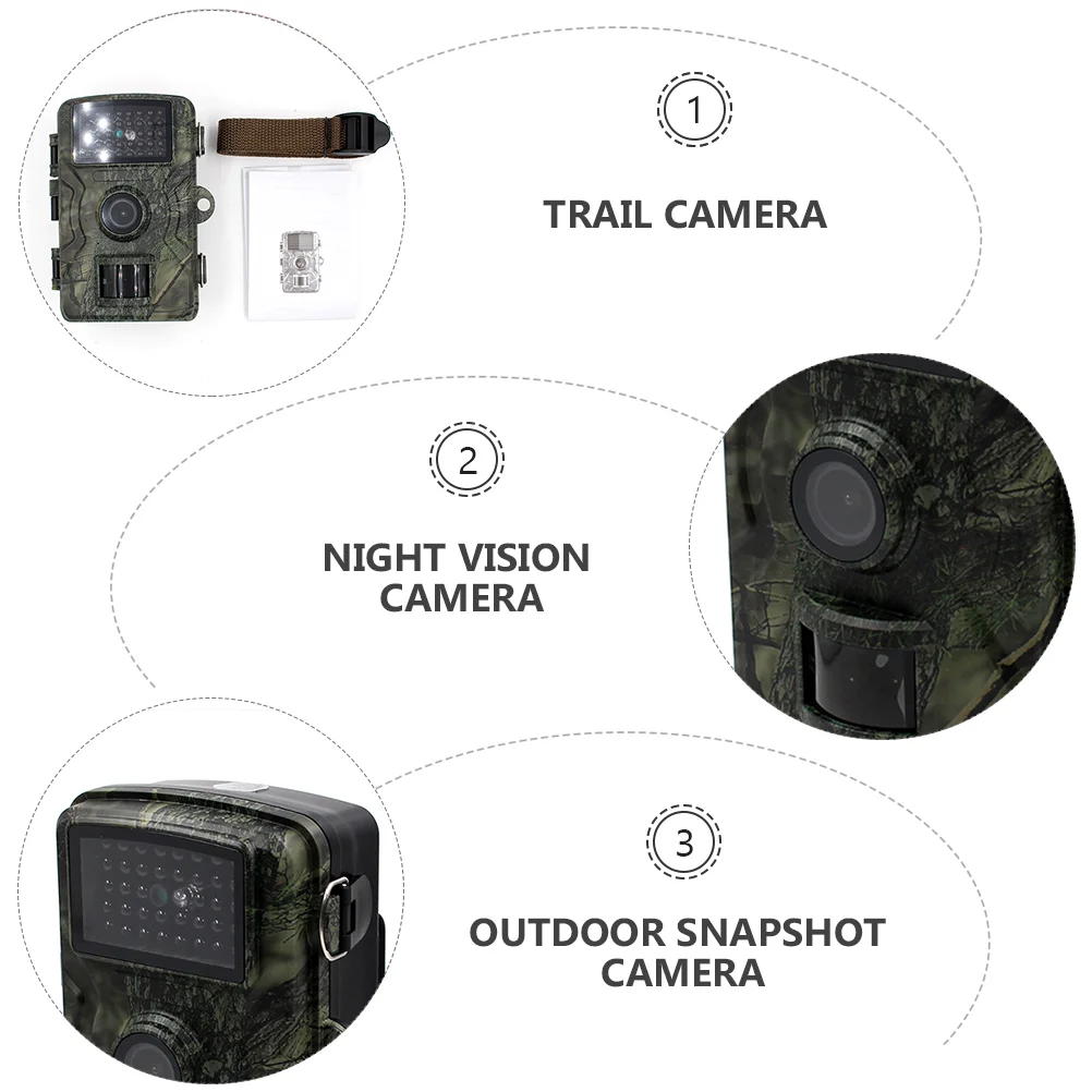 Hunting Security Camera Exploration Outdoor Waterproof Observation Video Trail Field