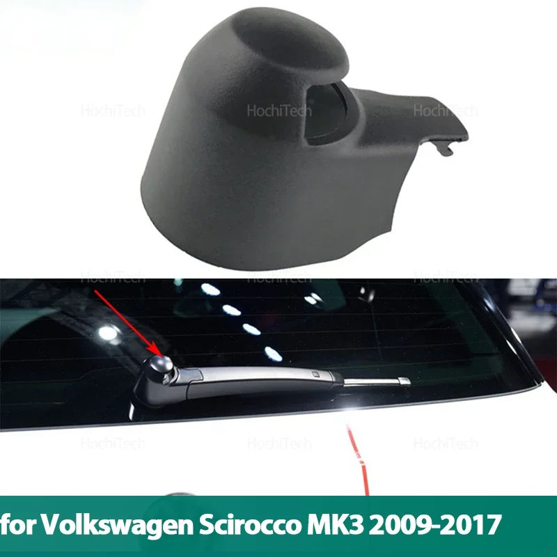 

Rear Windshield Windscreen Wiper Arm Cover Cap Mounting Nut Replacement for Volkswagen Scirocco MK3 2009-2017 1K8955435