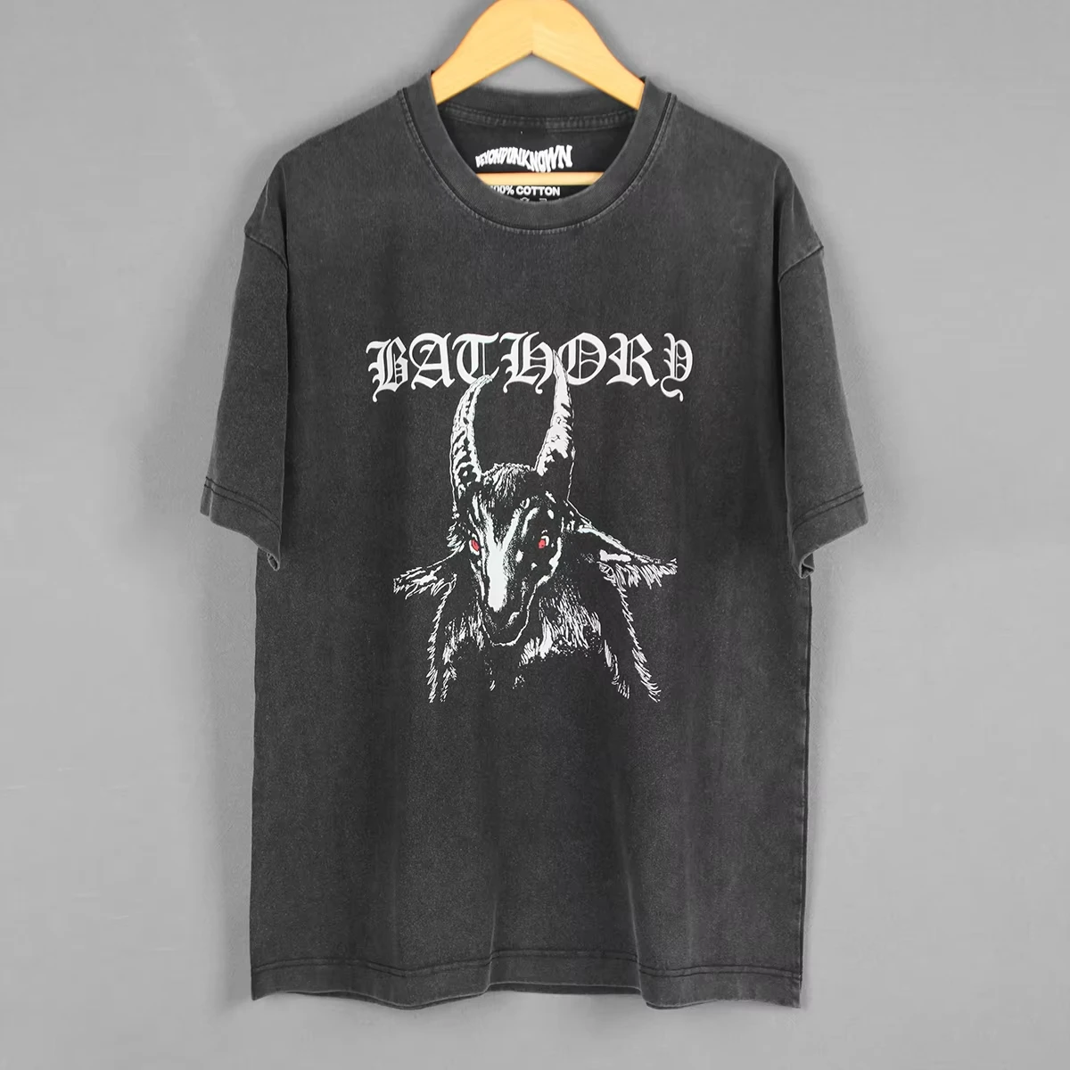 Bathory Oversized Unisex T-shirt Streetwear Trendy Cotton New Model personality Clothes Y2k Short Sleeves soft high quality tee