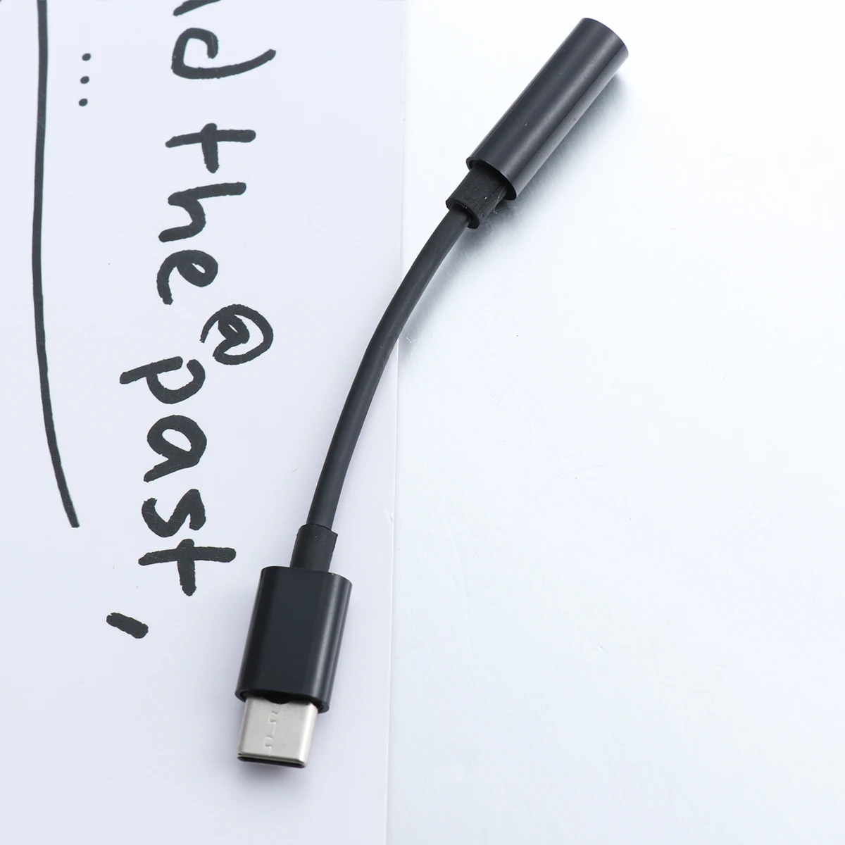 

Audio Adapter Cable USB-C to 3.5mm Type C Male Female Jack AUX Earphone Reversible Design Lightweight Use