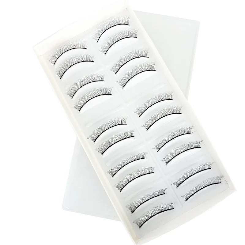 10 Pairs/Set False Eyelashes Handmade Training Lashes For Beginners Teaching Lashes Eye Extension Tools Practice