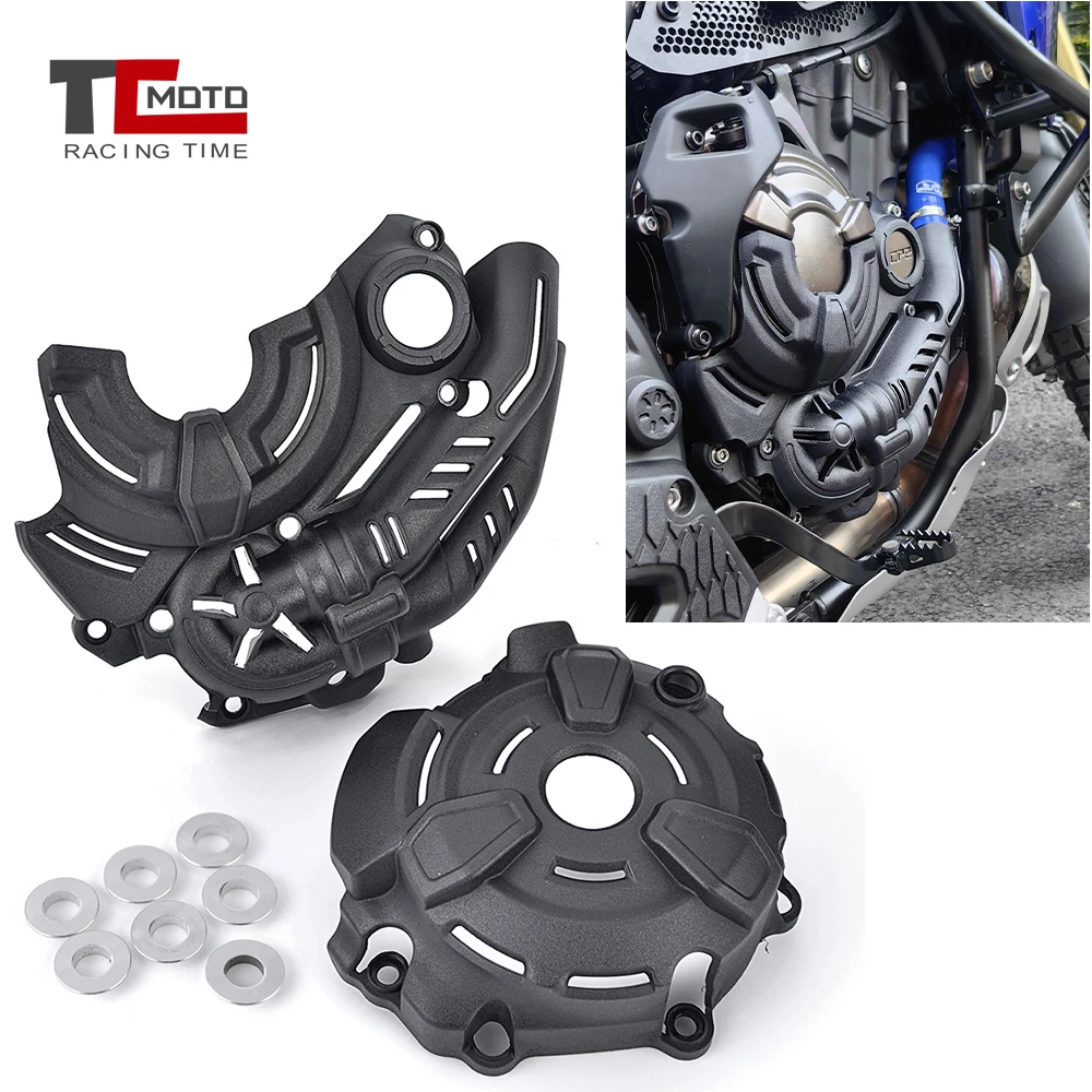 

Для Yamaha MT-07 2014-2023 Защитный чехол для крышки двигателя Мотоциклы MT 07 XSR700 MT07 Tenere 700 Tracer7 Чехлы для двигателя