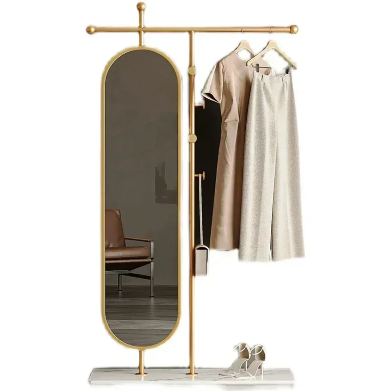 Nordic Mirror for Bedroom Easy Installation Modern Design Reinforced Frame Smooth Surface Reliable Performance Space Saving