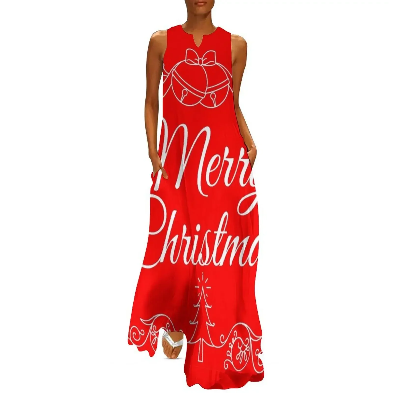 

Classic Merry Christmas Long Dress dress summer Dance dresses summer dress korean women