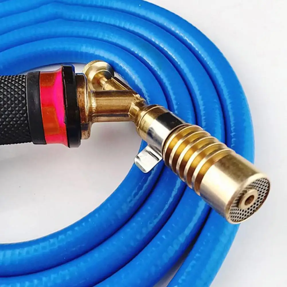 2.5m Flame Welding Torch Copper Aluminum Soldering Tool Liquefied Propane Gas Torch For Precious Metal Melting Gas Torch Blower