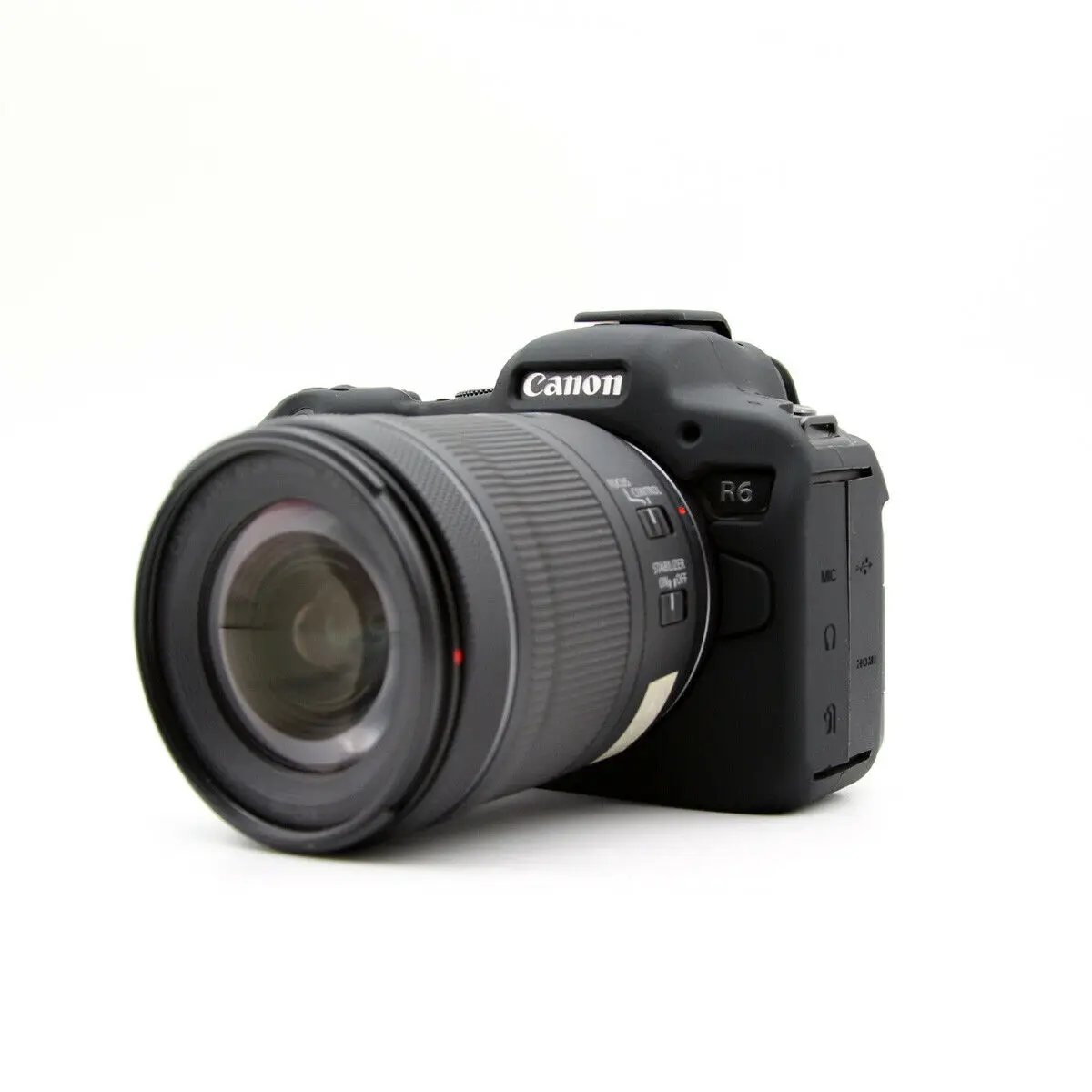 R6 Silicone Case Bag Body Cover Protector Frame Skin For Canon EOS R6 Camera EOSR6 Mirrorless Camera