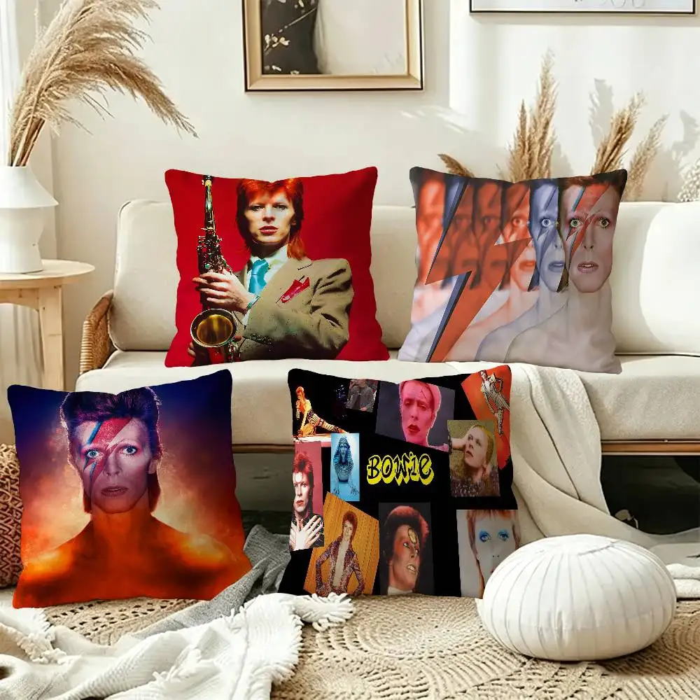 Hot Singer D-David B-Bowie pillow cover sofa cushion cover home room decoration children gift