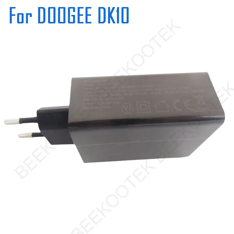 New Original DOOGEE DK10 Charger Official Charging Adapter TYPE-C USB Cable Data Line Accessories For DOOGEE DK10 Smart Phone