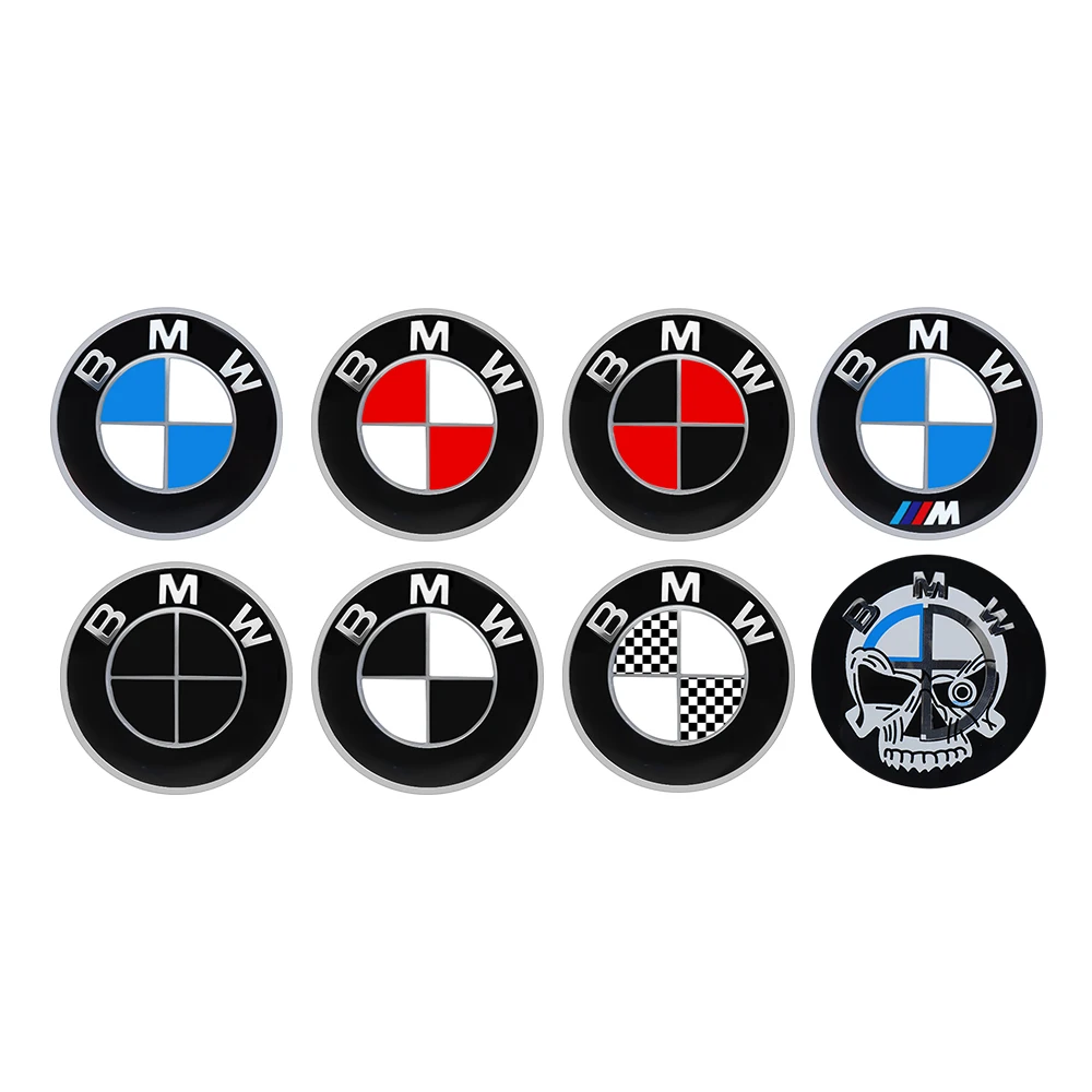 56/60/65MM Car Wheel Center Hub Caps Badge Decal Wheel Cover Sticker For BMW M M1 M2 M3 F32 E60 F01 F30 F20 E90 F30 F87 E46 E60