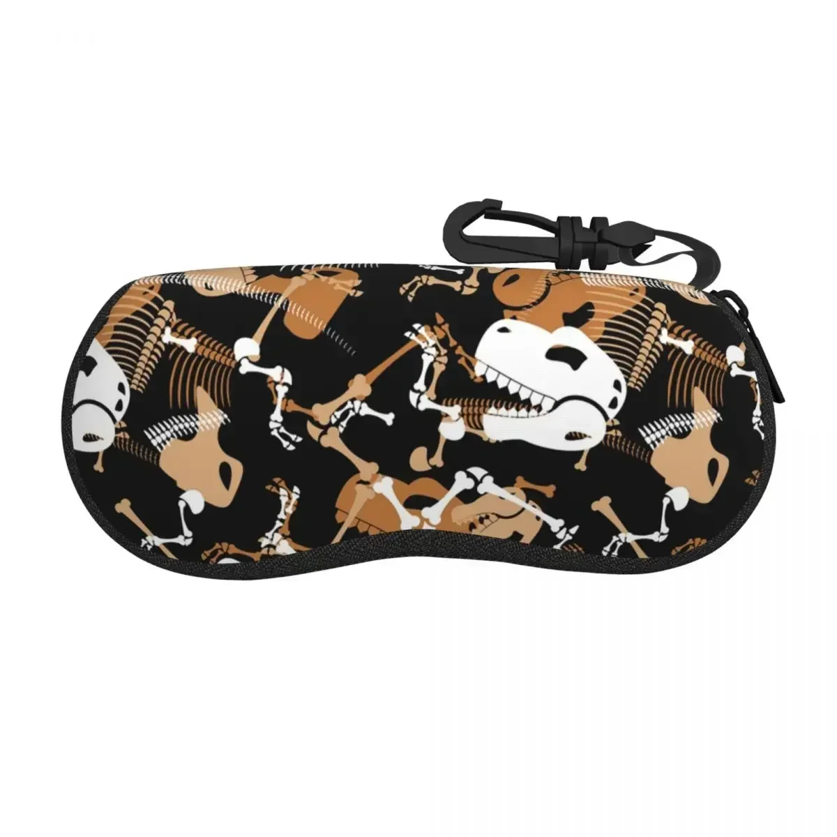 

Чехол для очков с рисунком костей динозавра, защитный чехол для солнцезащитных очков, коробка для женщин и мужчин, мягкая сумка для очков