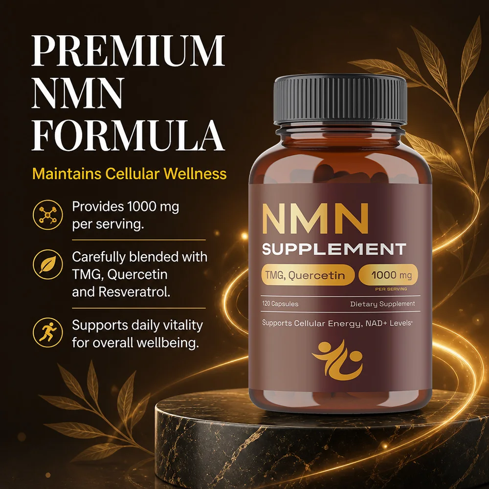 NMN Supplement, NAD Capsules, with Resveratrol, Anti-Aging, Support Immune, Skin Health, Boost Cell Energy, for DNA Repair