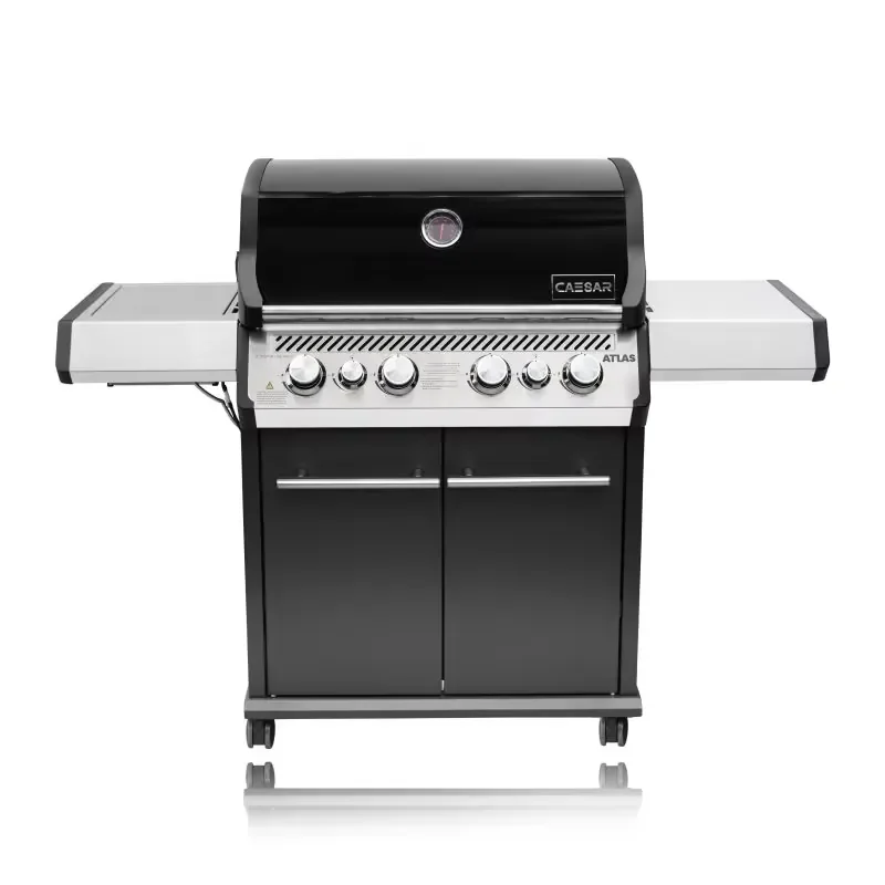 High Quality Steel Portable BBQ Grill Outdoor Kitchen High Pressure Folding Adjustable Features Pizza Steak Roasting Parties