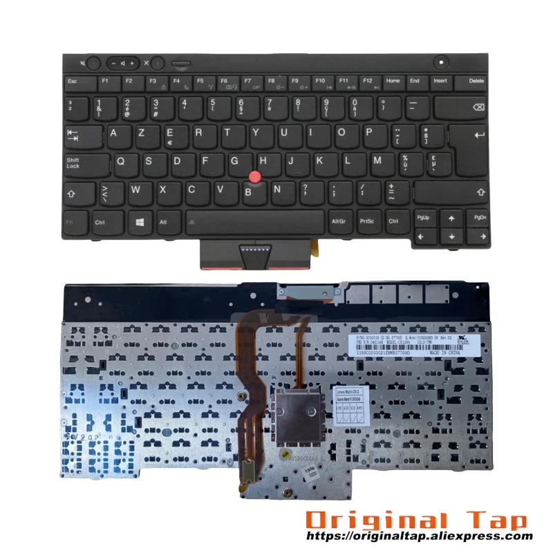 Бельгийская клавиатура BE для Lenovo Thinkpad L430 L530 T430 T430s T530 W530 X230 X230t 04X1207 04Y0496 04Y0608 04X1321 04Y0571 04X128