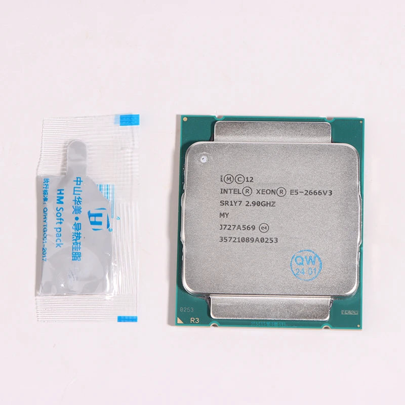 E5-2666V3 E5 2666 V3 Processor SR1Y7 2.9Ghz 10 Core 135W Socket LGA 2011-3 CPU E5 2666V3