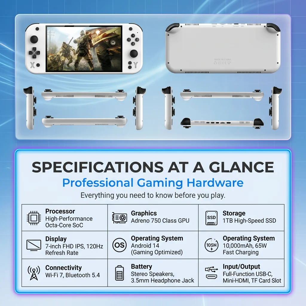 

G90 Large Screen Handheld Game Console Portable Arcade High Definition Nostalgic Retro TV Home Handheld