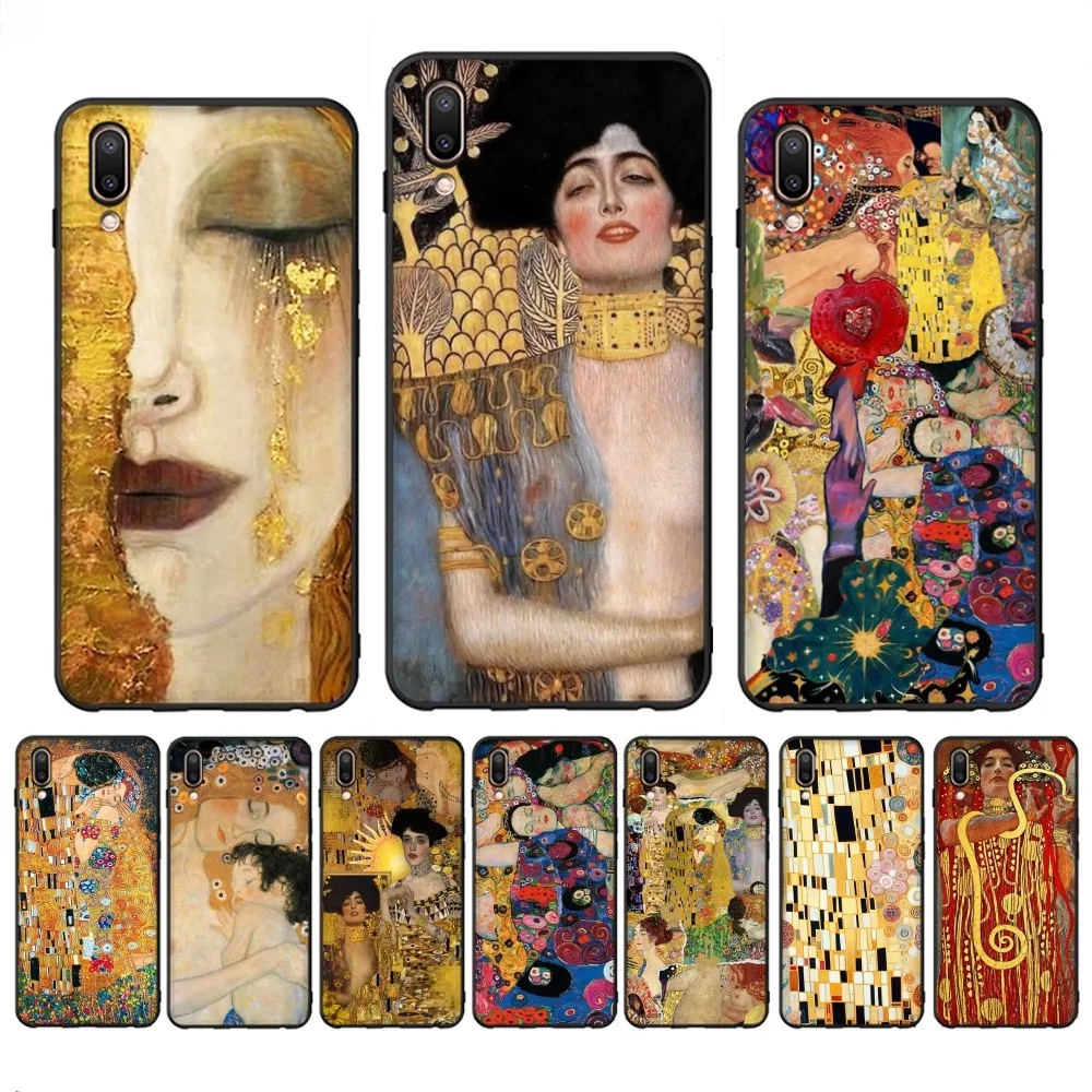 The Kiss Gustav Klimt Painting Phone Case For Redmi Note 4 X 5 A 6 7 8 T 9 9S 10 11 11S 11Epro Poco M3 pro