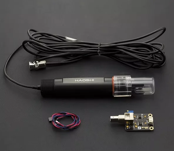 Analog pH Meter Sensor Kit for Arduino with Probe SEN0169 Type 0-14 pH Value Detection Module for Aquarium Hydroponics