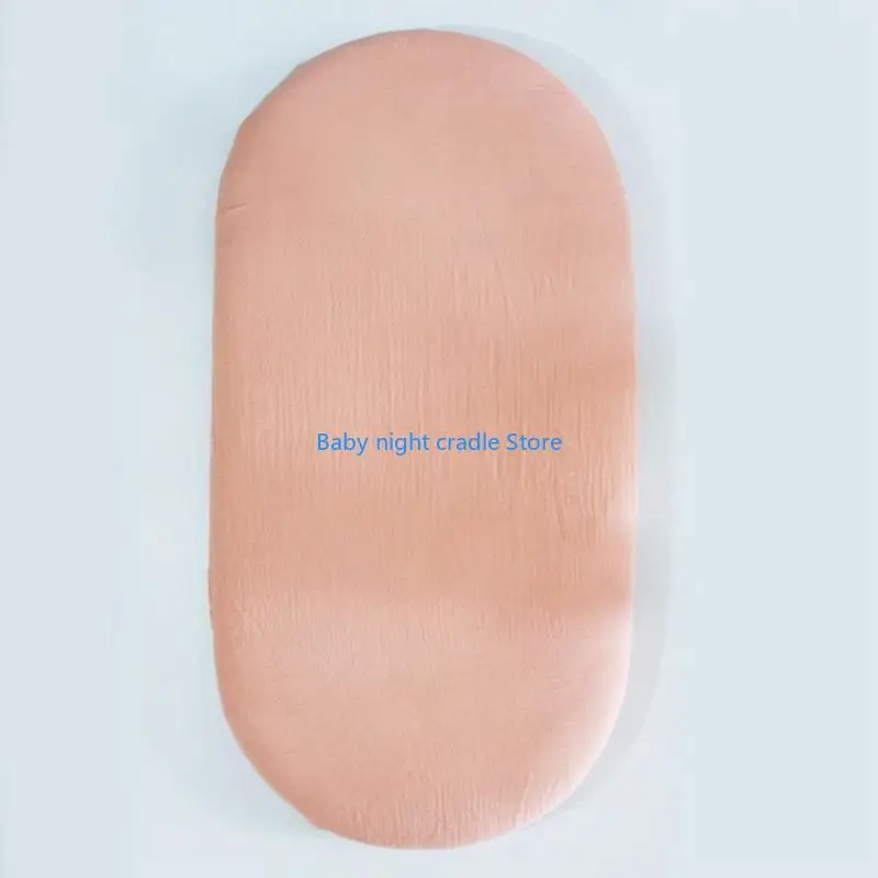 J2FF ملاءات قطنية ناعمة وقابلة للتمدد ملاءة سرير مطاطية وقابلة للتنفس ملاءة سرير فاخرة لطيفة مقاس 82x41x10cm #2