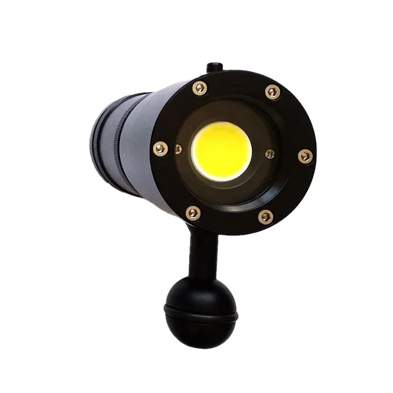 

DL-V05 custom aluminum cob high lumen rechargeable video lamp diving scuba light