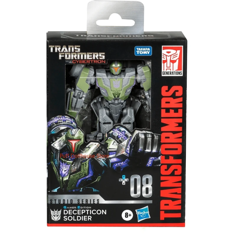 En stock, Transformers originales SS-GE 08 Clase D, soldado Decepticon, personaje de Anime, modelo de figura de acción, juguete, colección de regalo