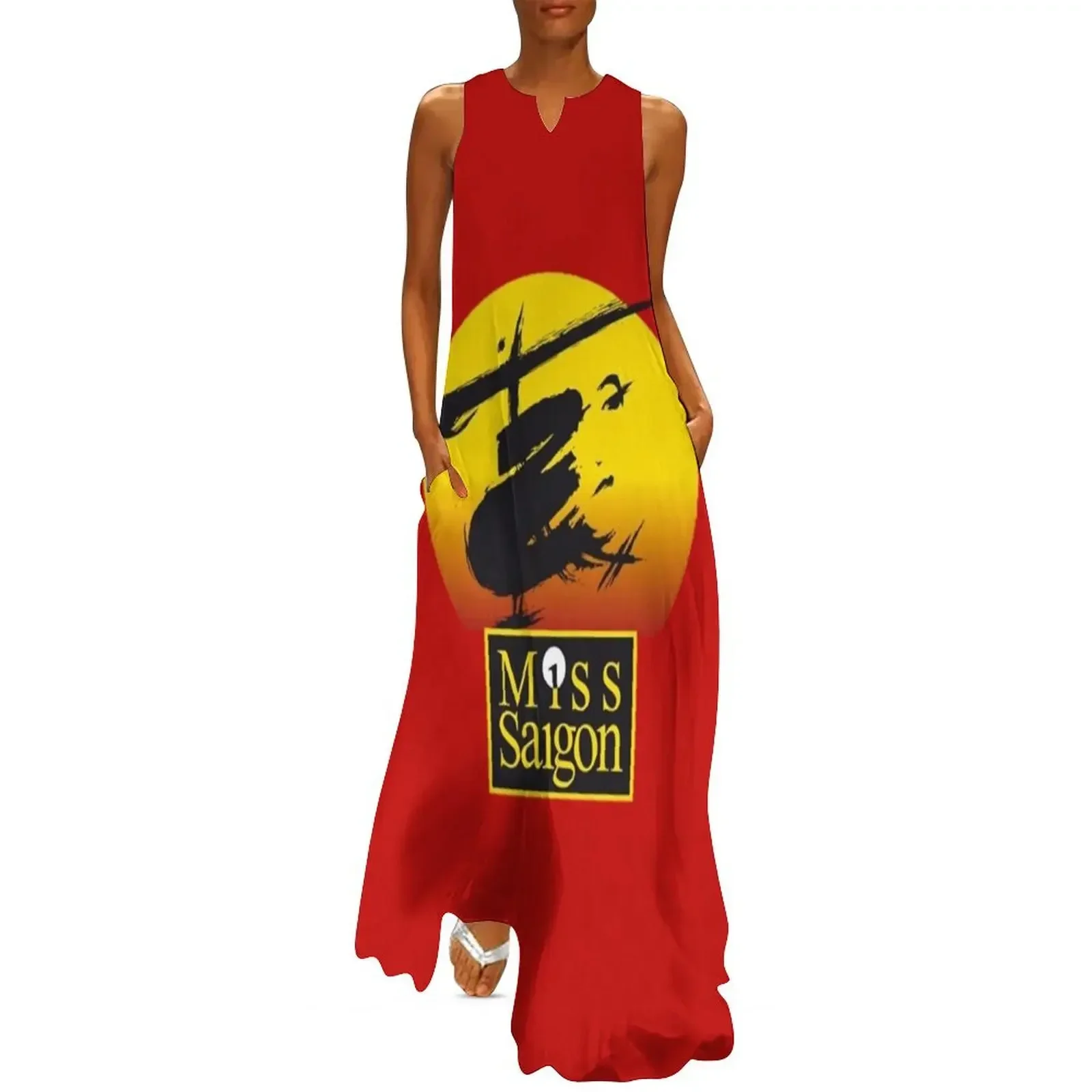 

Miss Saigon Long Dress Woman's evening dress festival outfit women beach outfits for women long dresses for women Dress
