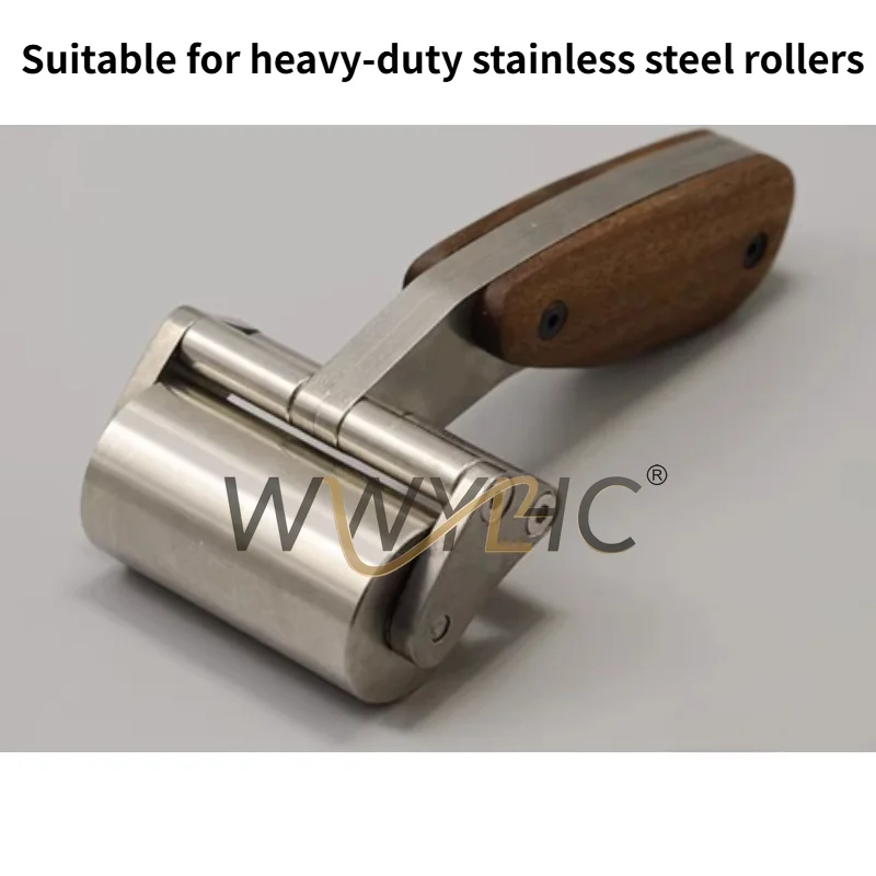 

Suitable for Heavy Duty Stainless Steel Roller Leather Handmade Leather Roller Leather Bonding Press Roller