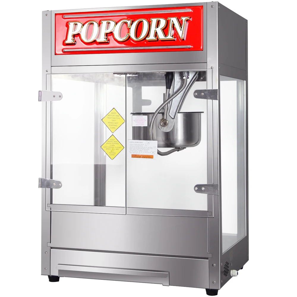 CE Certificated Commercial Counter Top 16oz Industrial Electric Popcorn Machine Commercial