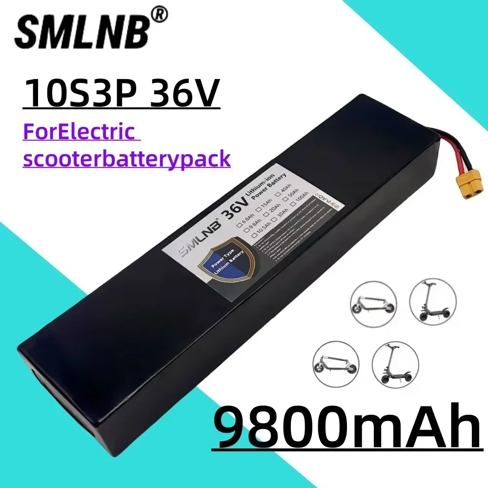 

10S3P 36V 9000mAh battery 500W built-in BMS Suitable for KUGOO S1, S2, S3 Electric Scooters 18650 battery