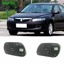 VOUVOU Car accessories 69-1G7 door rearview mirror glass with heated for Mazda 6 2002-2008 GG GY Mazda 3 2004-2008 BK
