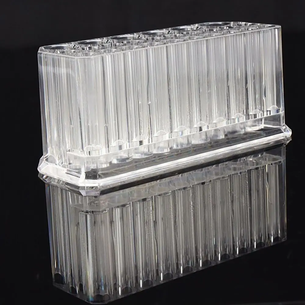 26 Holes Acrylic Lipstick Holder Perfume Jewelry Box Display Stand Cosmetic Organizer Makeup Brush Holder Storage Box